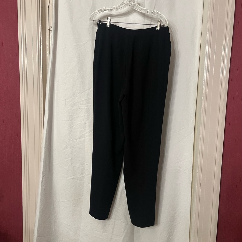 Armani Collezioni Vintage Black Trousers for Women Size 8